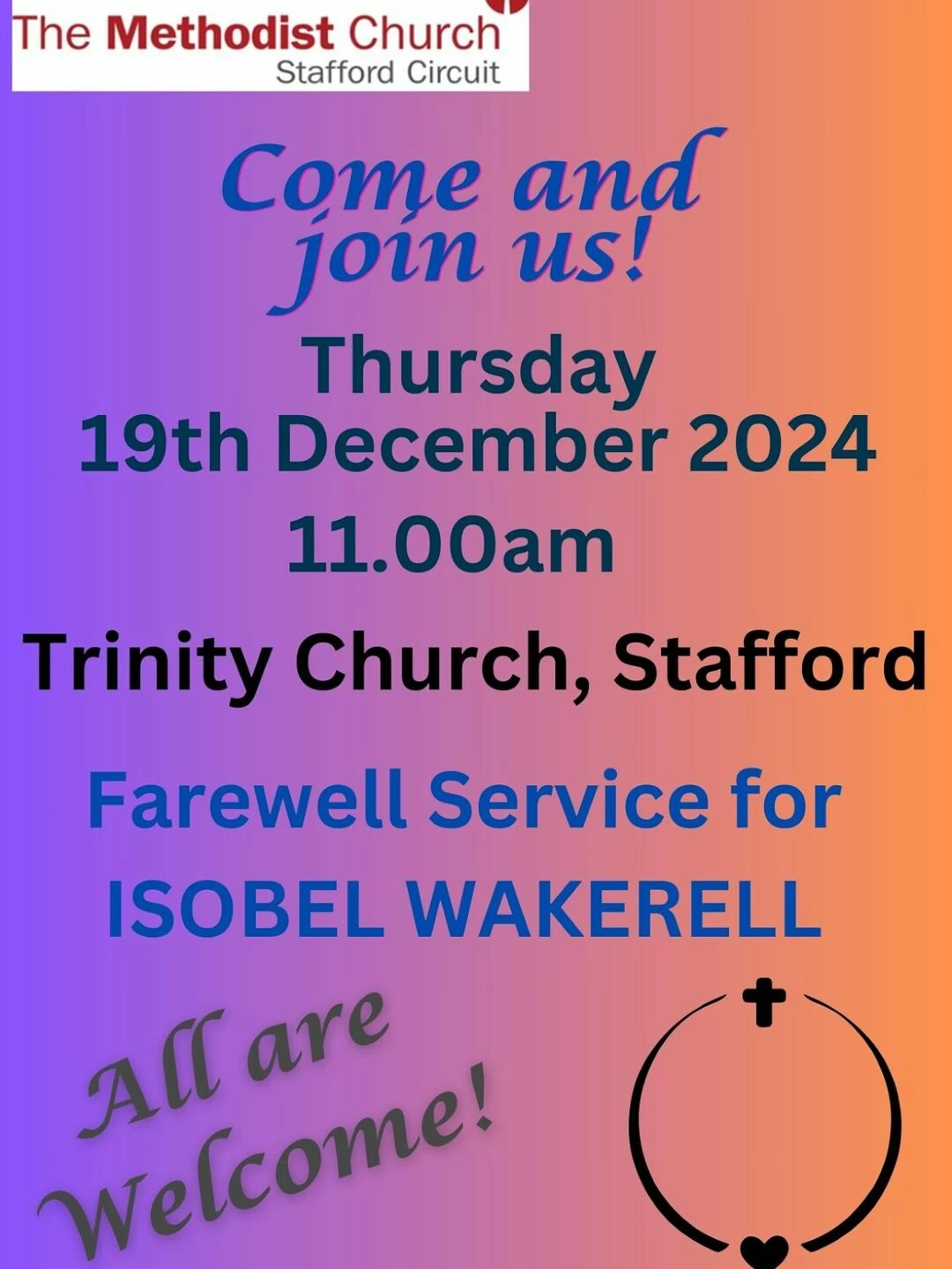 farewell service