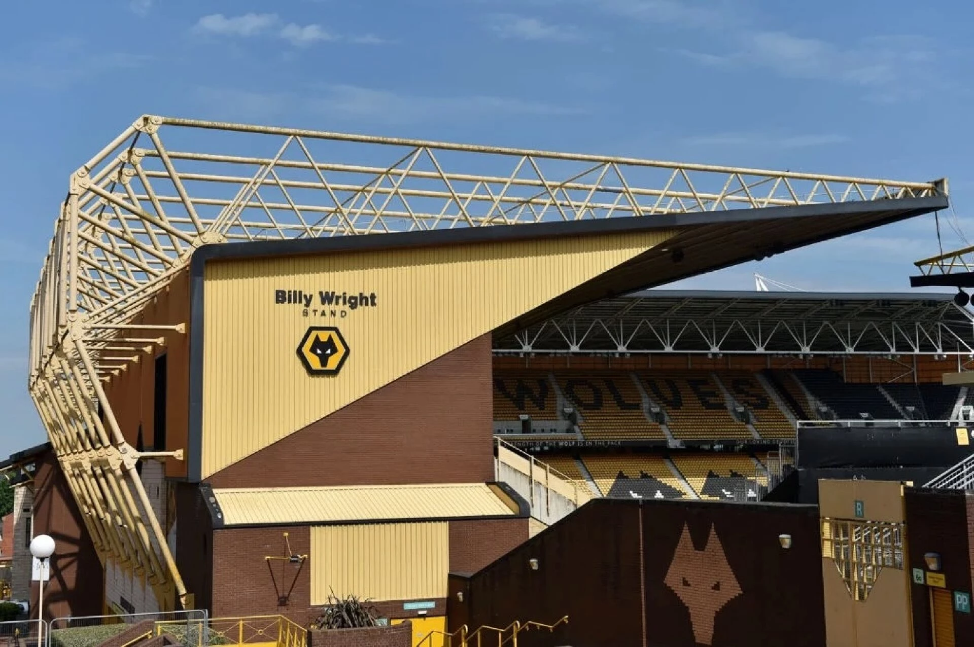 football stadium stand exterior wolverhampton  molineux stadium