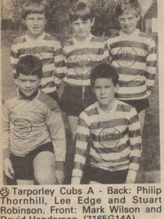 football teams tarporley cubs a