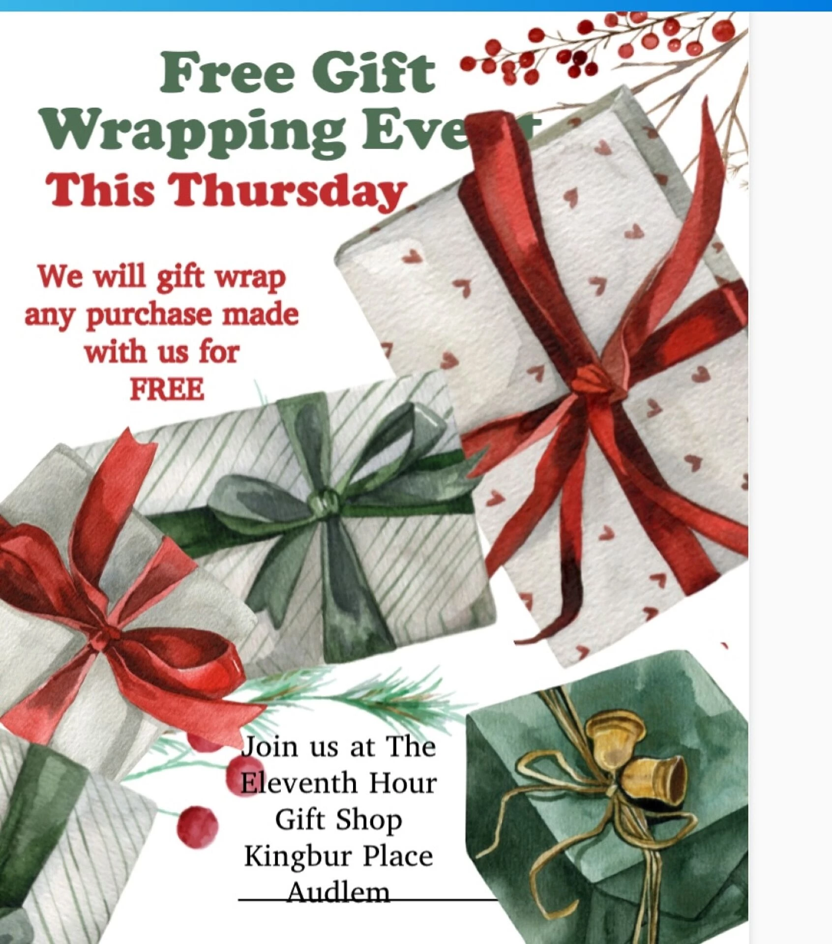 free gift wrap