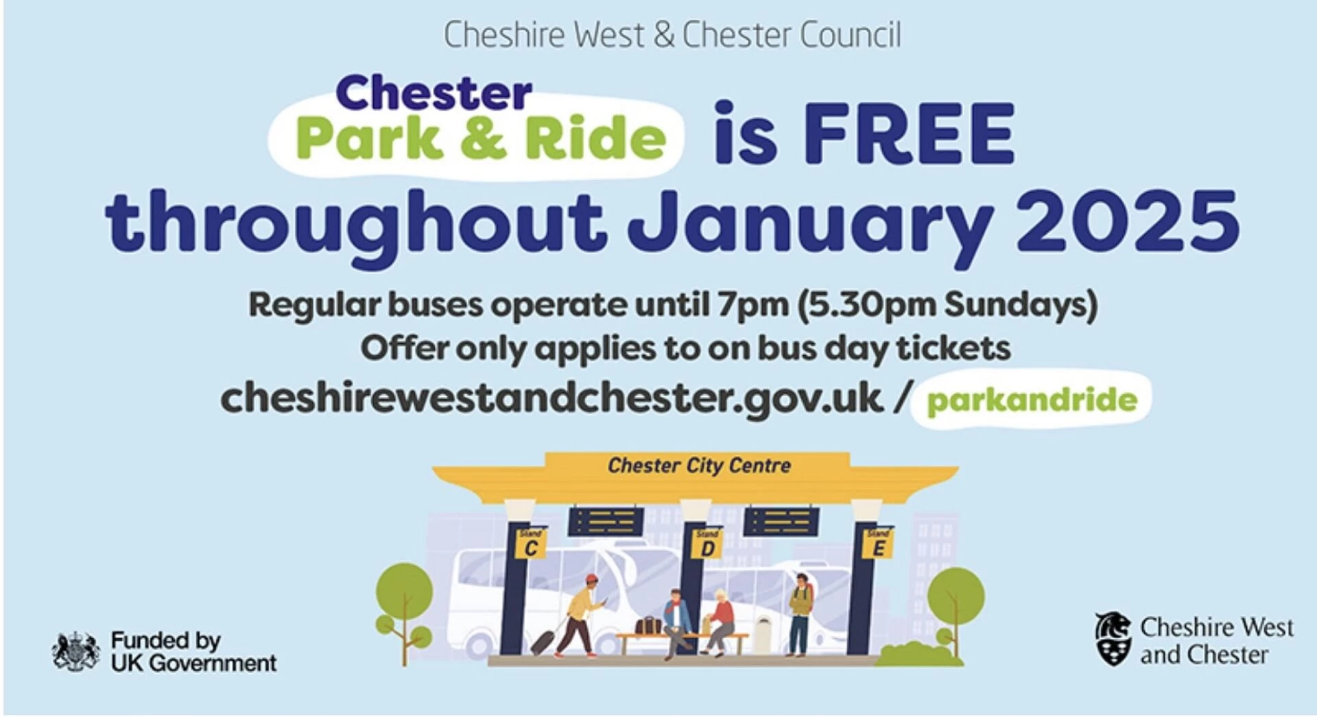 free park and ride in jan