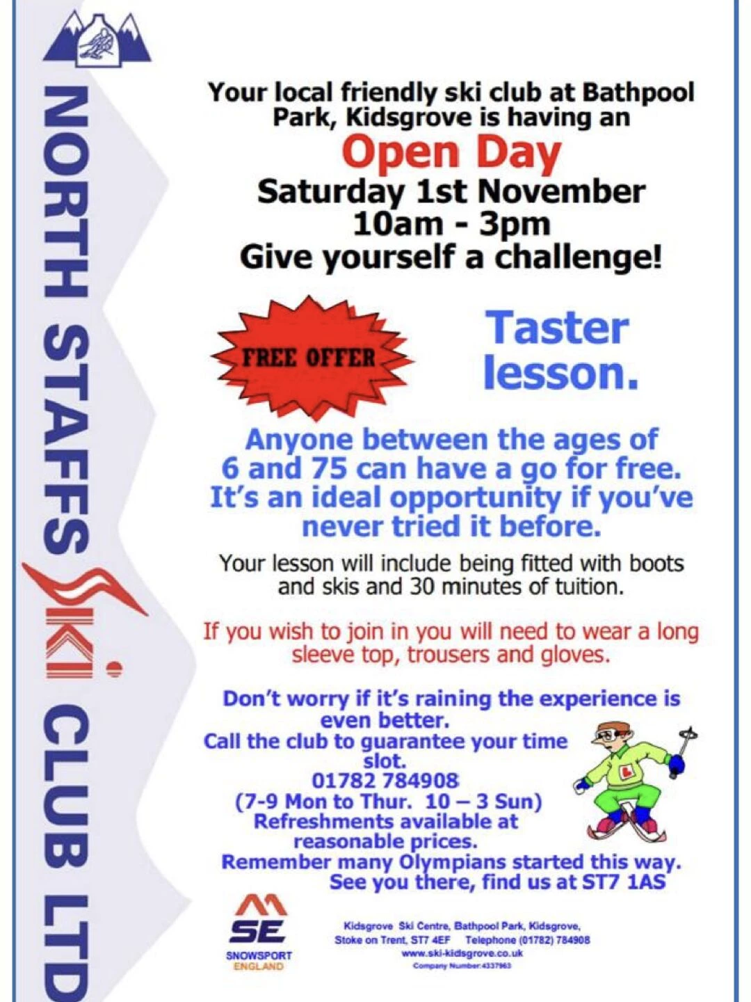 free skiing sessions