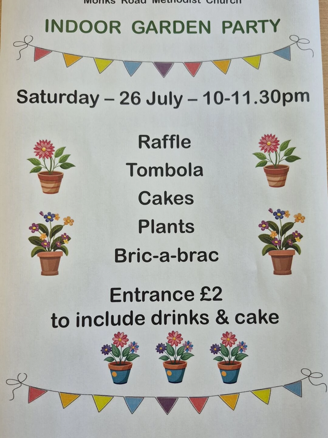 garden party monks road