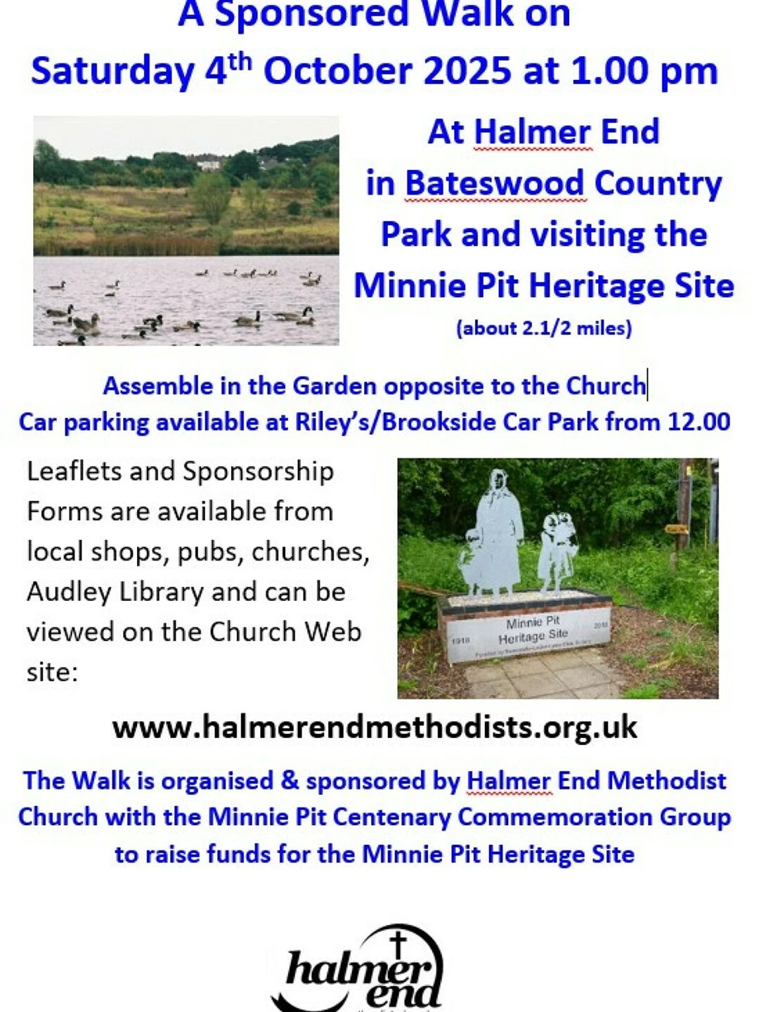 halmer end methodist church walk poster250917