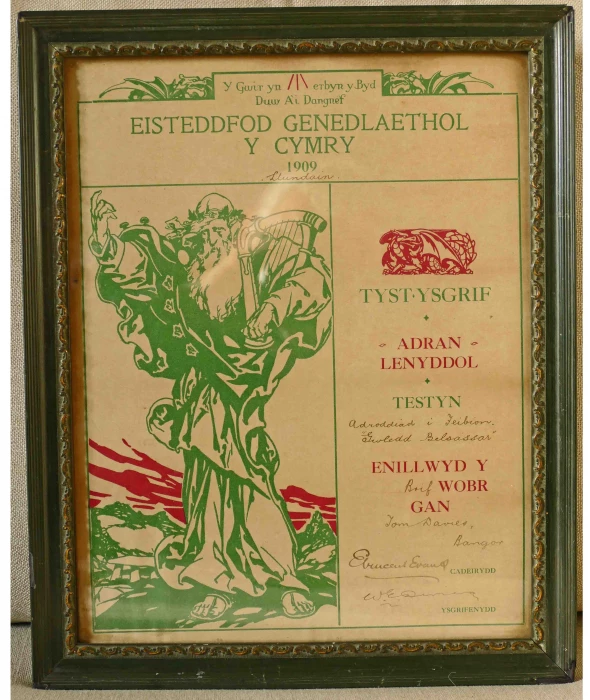 image 1909 london eisteddfod