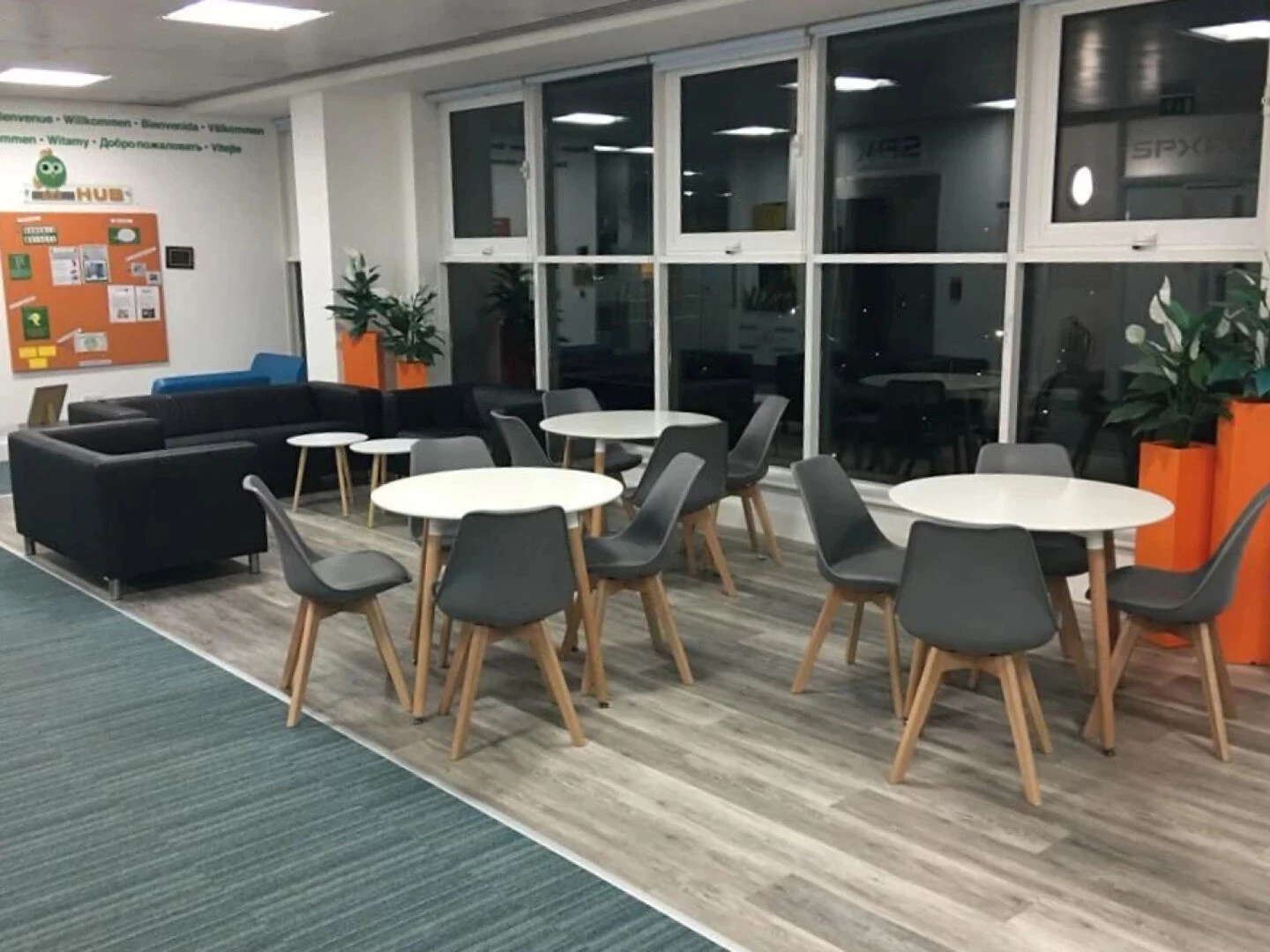informal area at spx flow offices in manchester