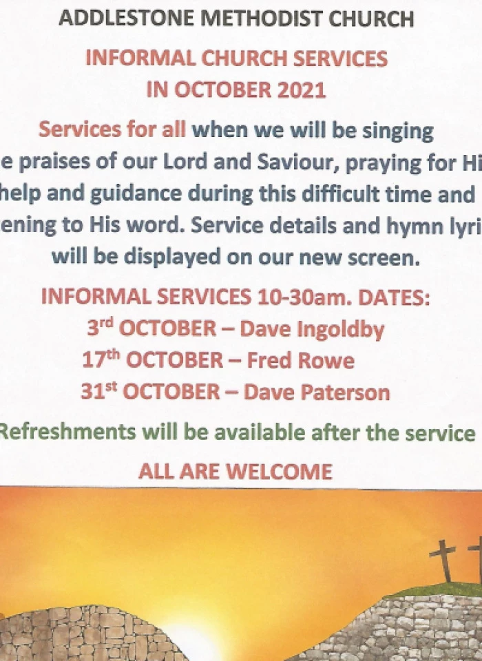 informal services  oct 21