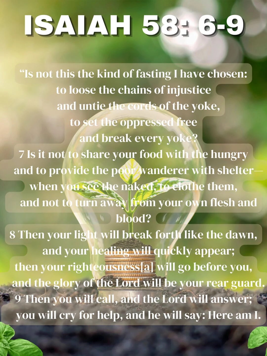 isaiah 58 69