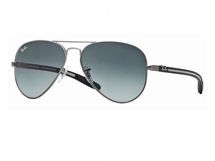 Dum Generelt sagt Skælde ud Ray-Ban RB8307 Carbon Fibre sunglasses Gunmetal Grey Gradient Lenses