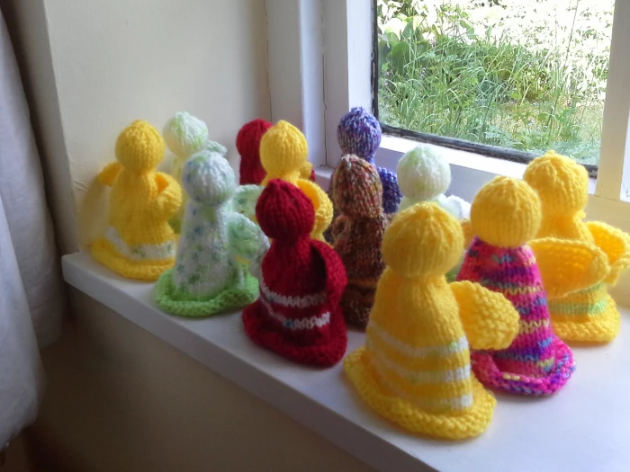 june39s knitted angels