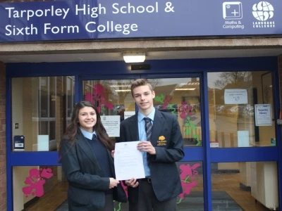 lillie hall and joab huntbach y11 ths