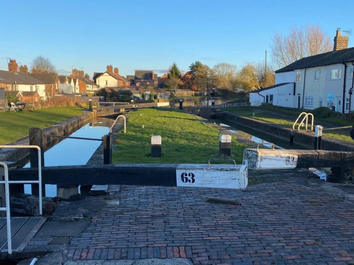 lock 63 on the trent and mersey canal