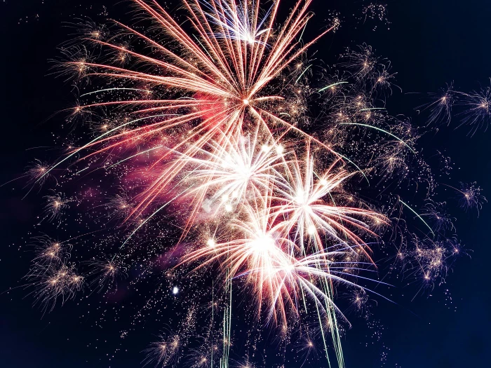 lowangle photo of fireworks