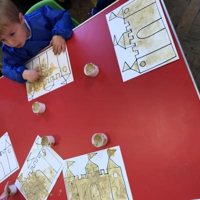 making sand castle pictures 5