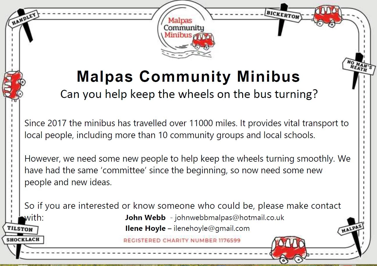 malpas community mini bus