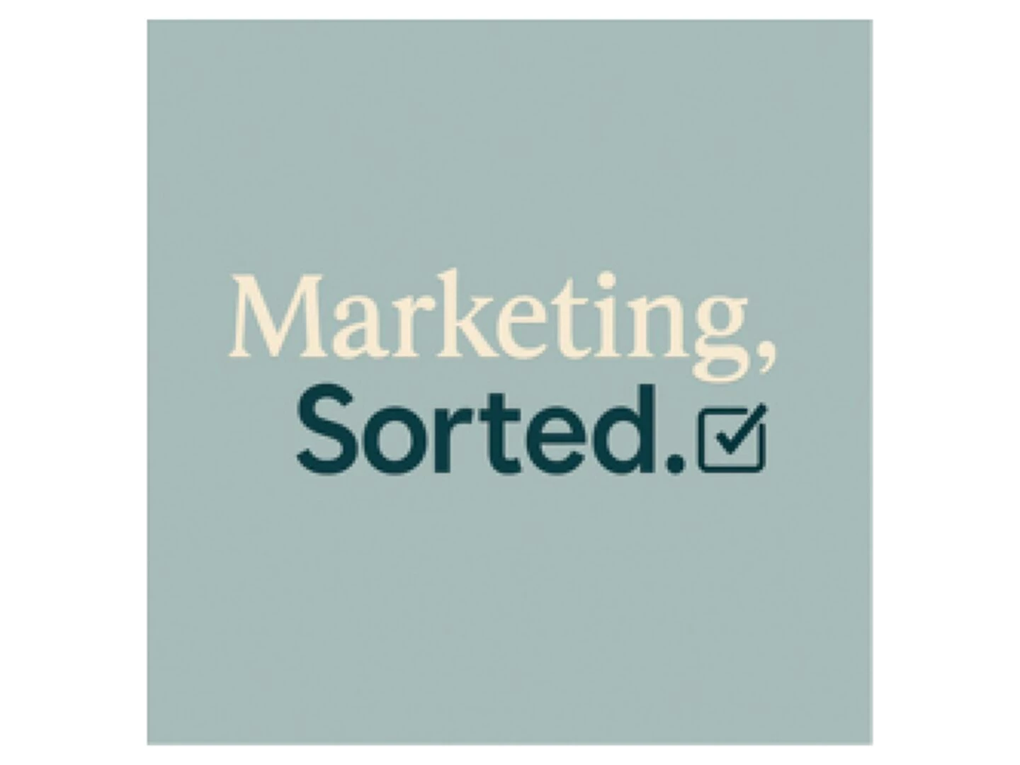 marketing sorted