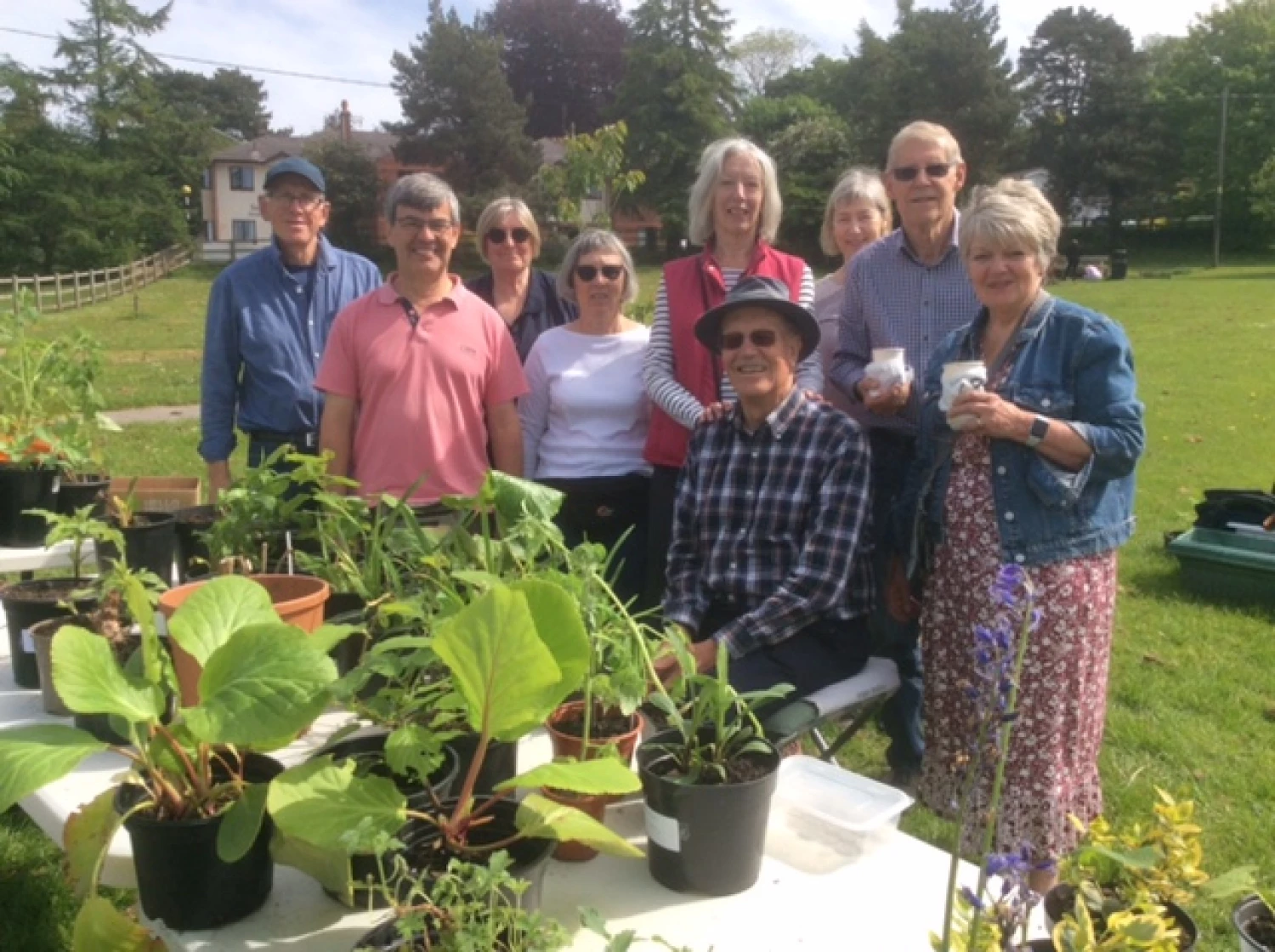 members of the kelsall gardening club
