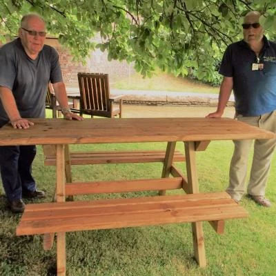 men in sheds