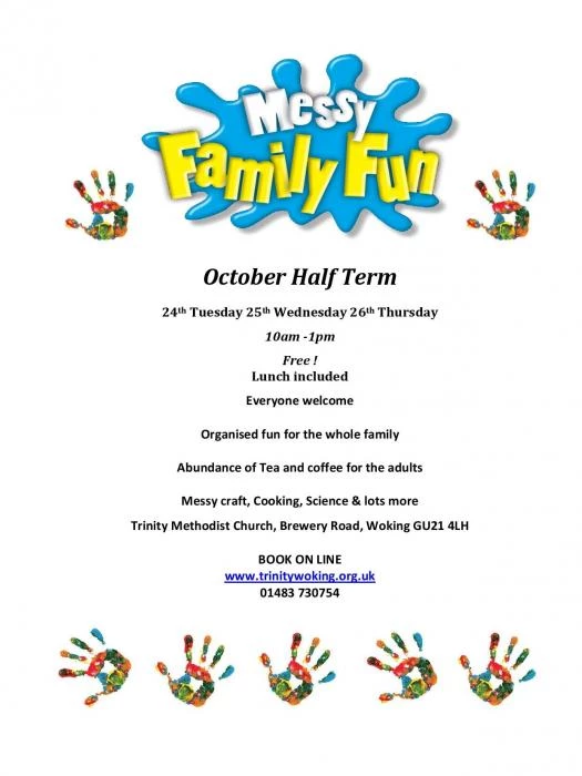 messy church poster oct 2017