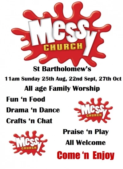 messy church poster