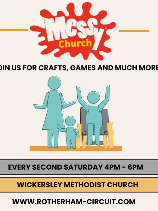 messy church poster