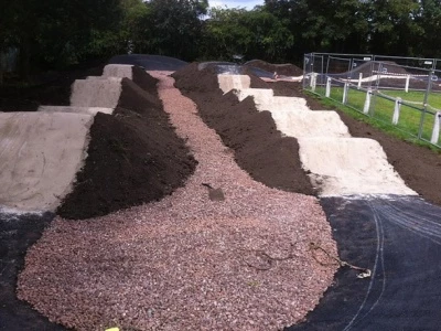 mile oak bmx pump track long view