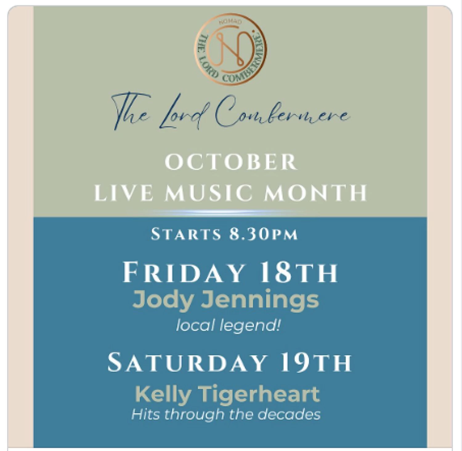 music at the combermere