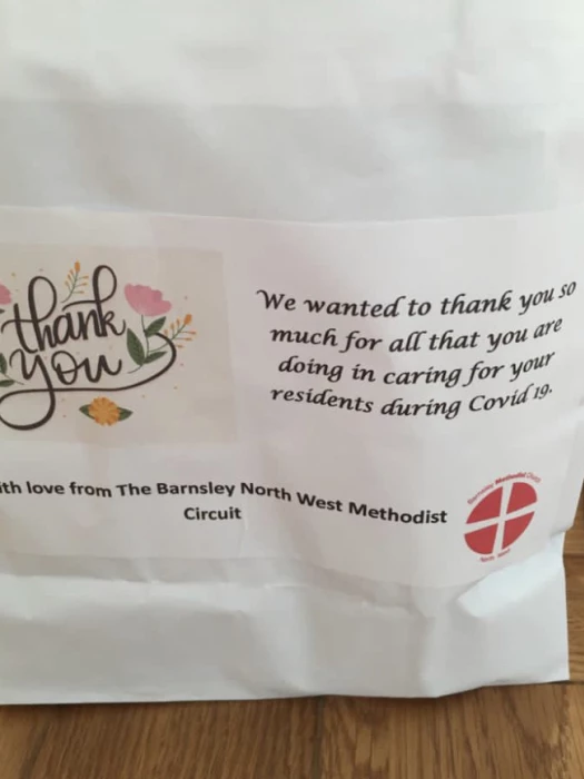 north west gift bags label