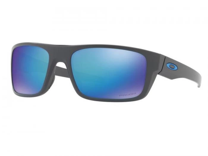 oakley drop point in matte grey with prizm sapphire polarised lenses oo936706