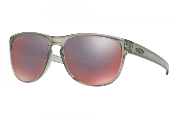 oakley sliver round in matte grey ink with torch iridium polarised lenses oo934203