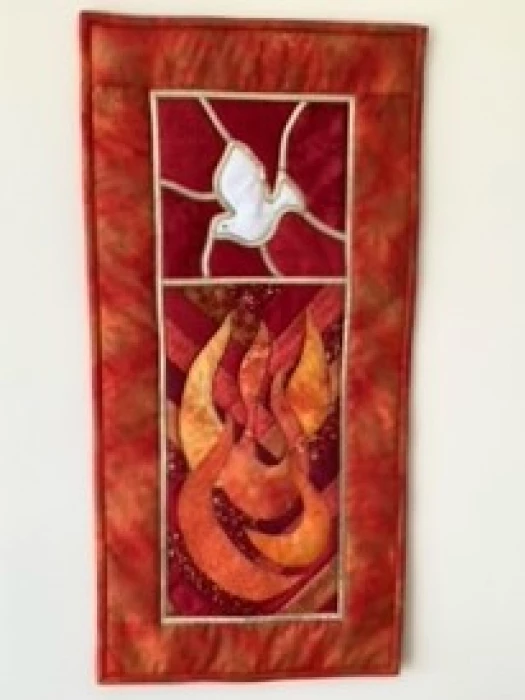 patchwork wall hanging