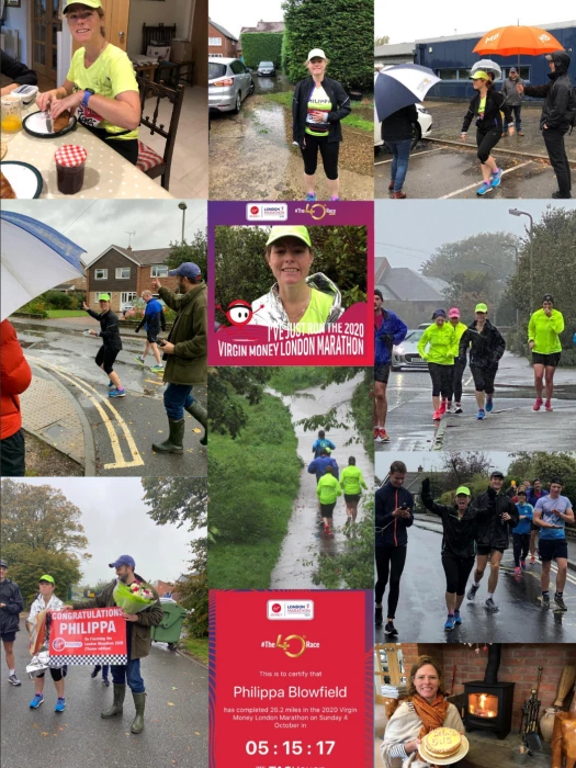 philippa achieves her marathon goal