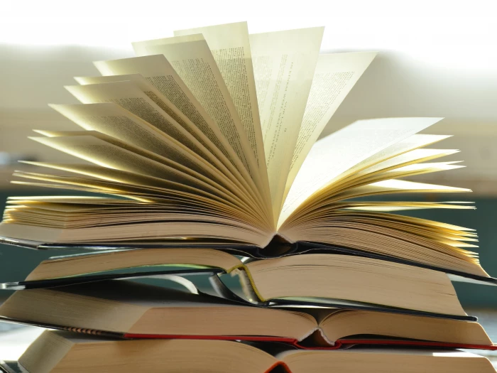 pile of books