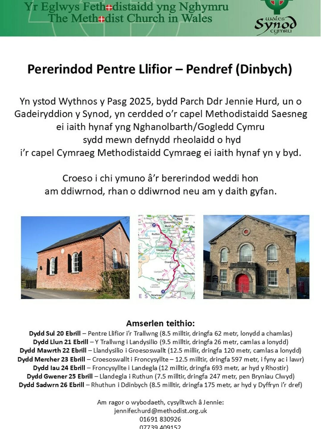 pilgrimage poster welsh