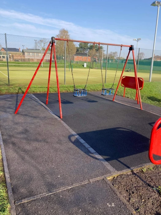 play area jetwashed