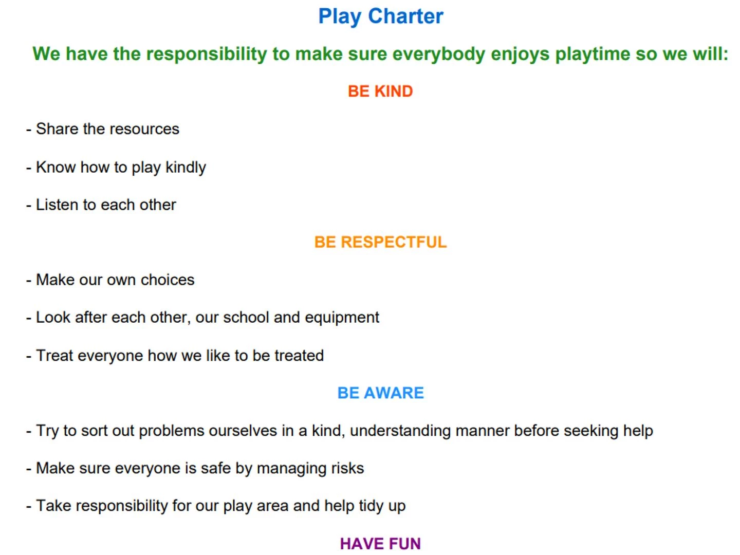 play charter