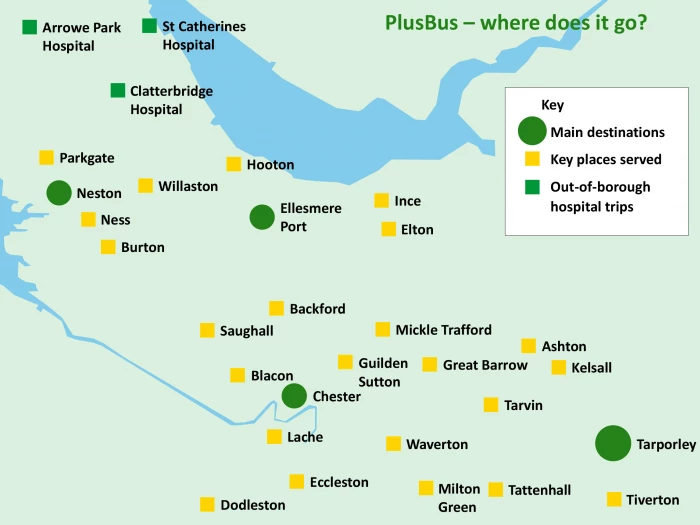 plusbus map