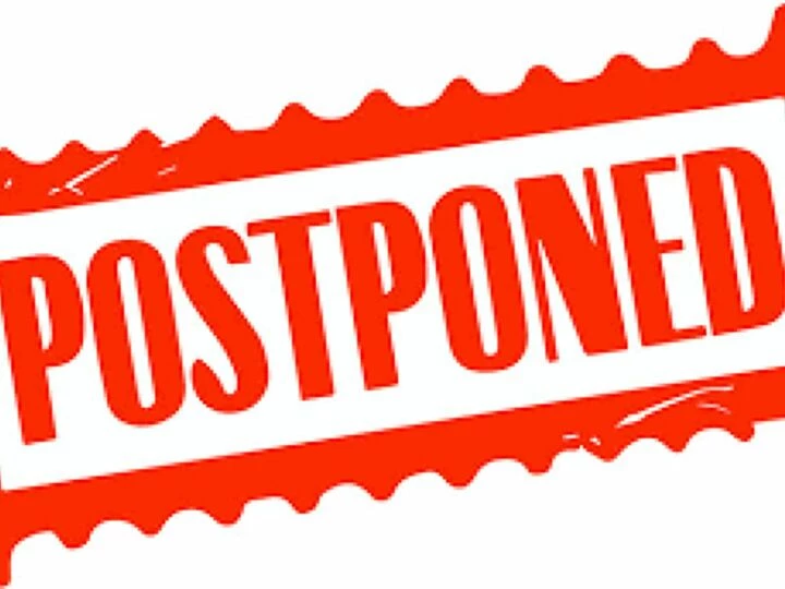 postponed