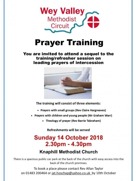 prayer training october 2018