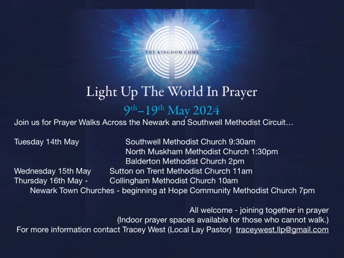 prayer walks flyer