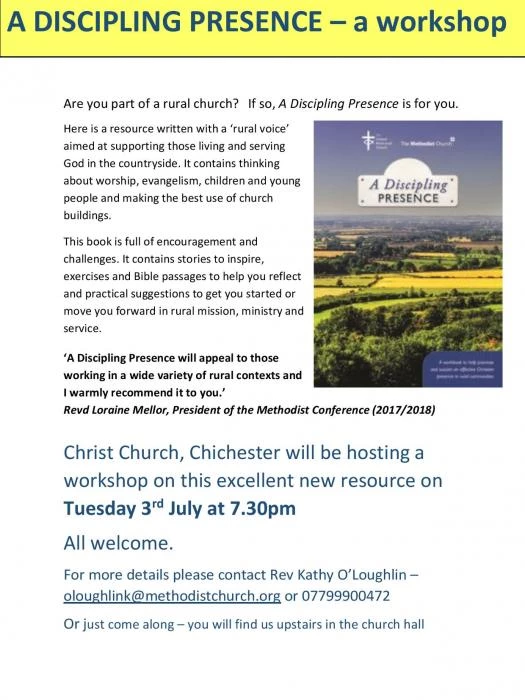 presence workshop flier chichester