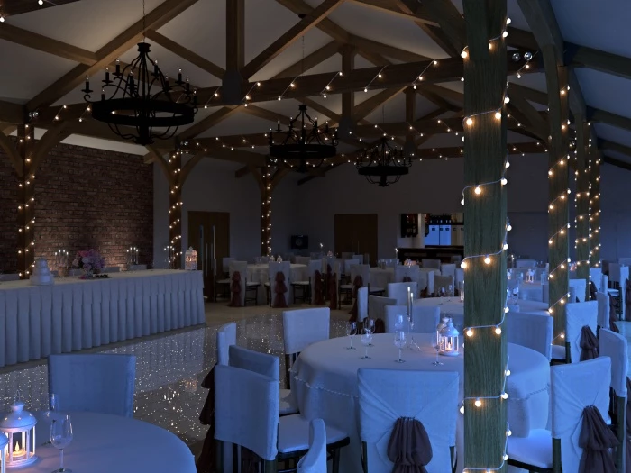 pryors hayes interior night new function suite