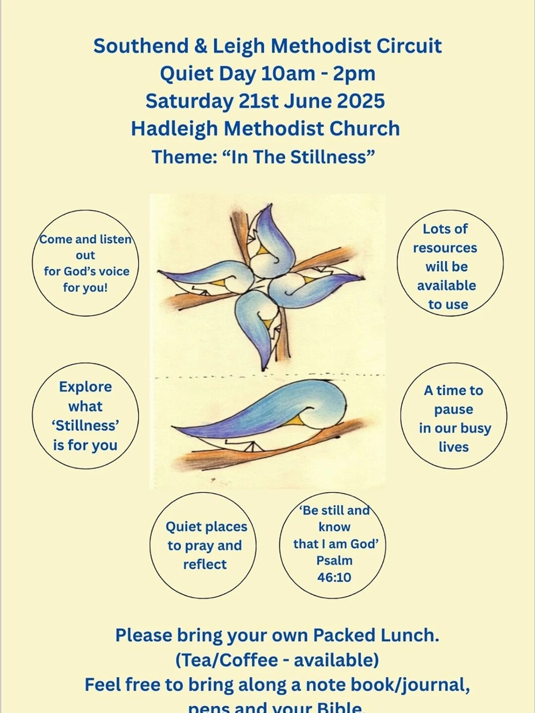 quiet day poster 21st june