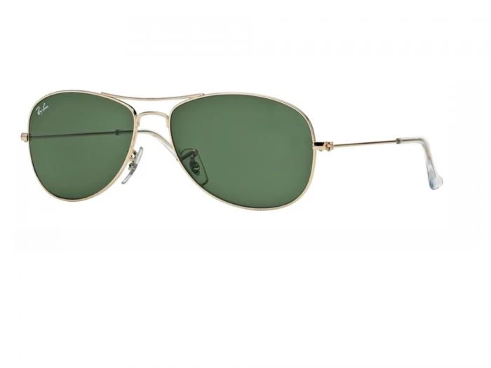 rb3362001tq rayban cockpit gold with crystal green lenses