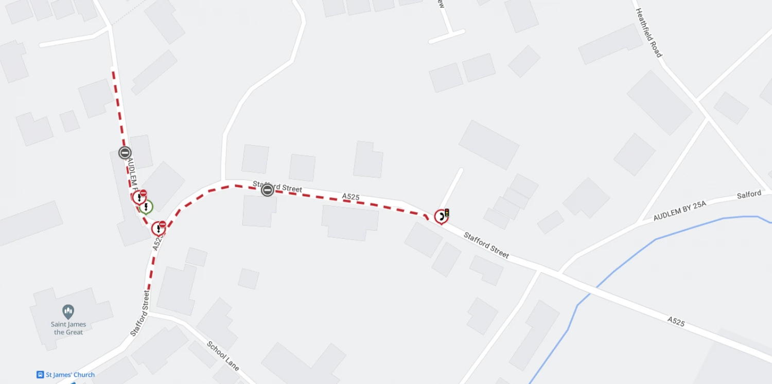 road closures