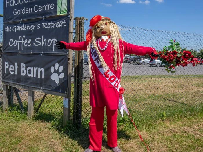 ruby the garden centre scarecrow