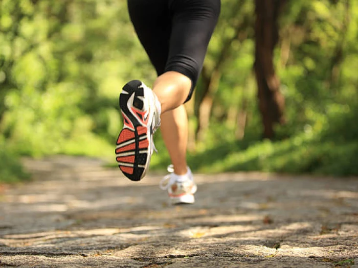 running feet