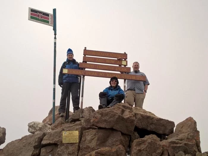scaling mount kenya