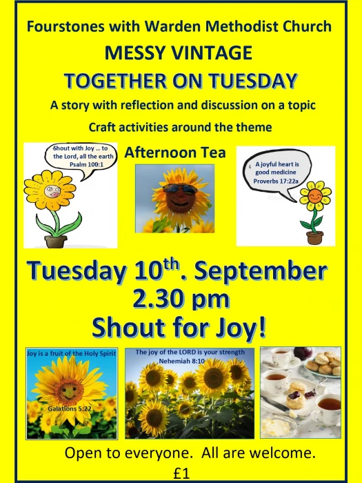 september 2024 shout for joy