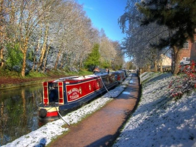 shropshire union canal at audlem